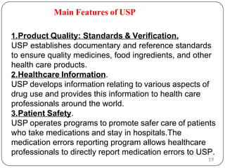 Verification Program Usp Comprehensive Overview of Indian and British Pharmacopoeias and ...