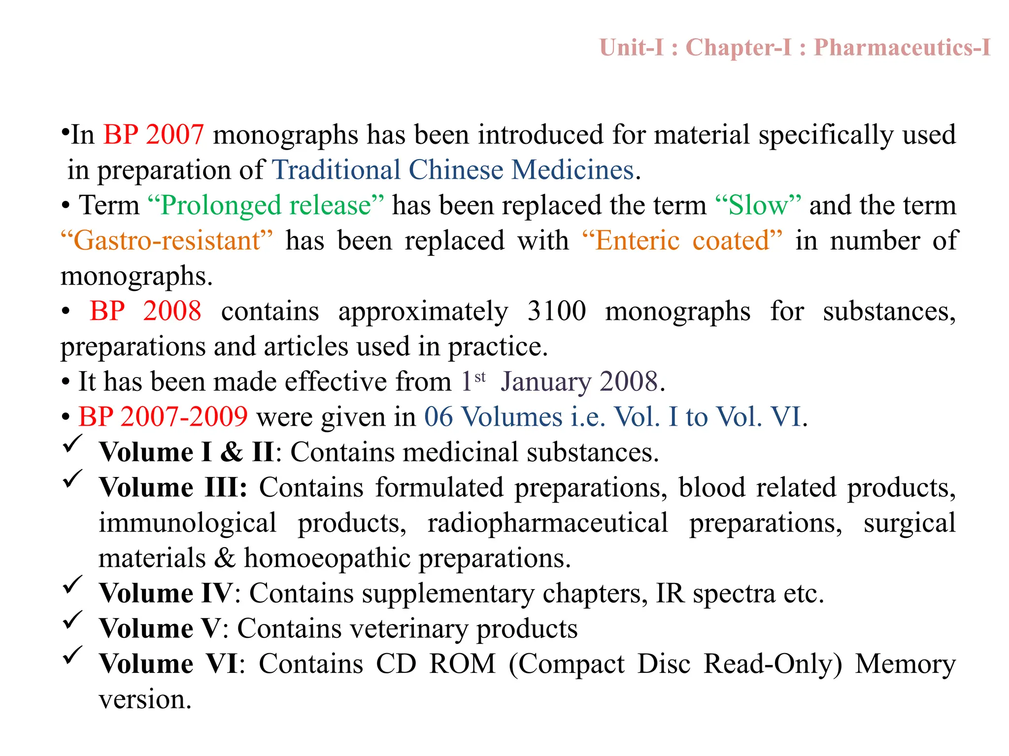 Introduction to Pharmacopoeias B. Pharm 1st year.pptx