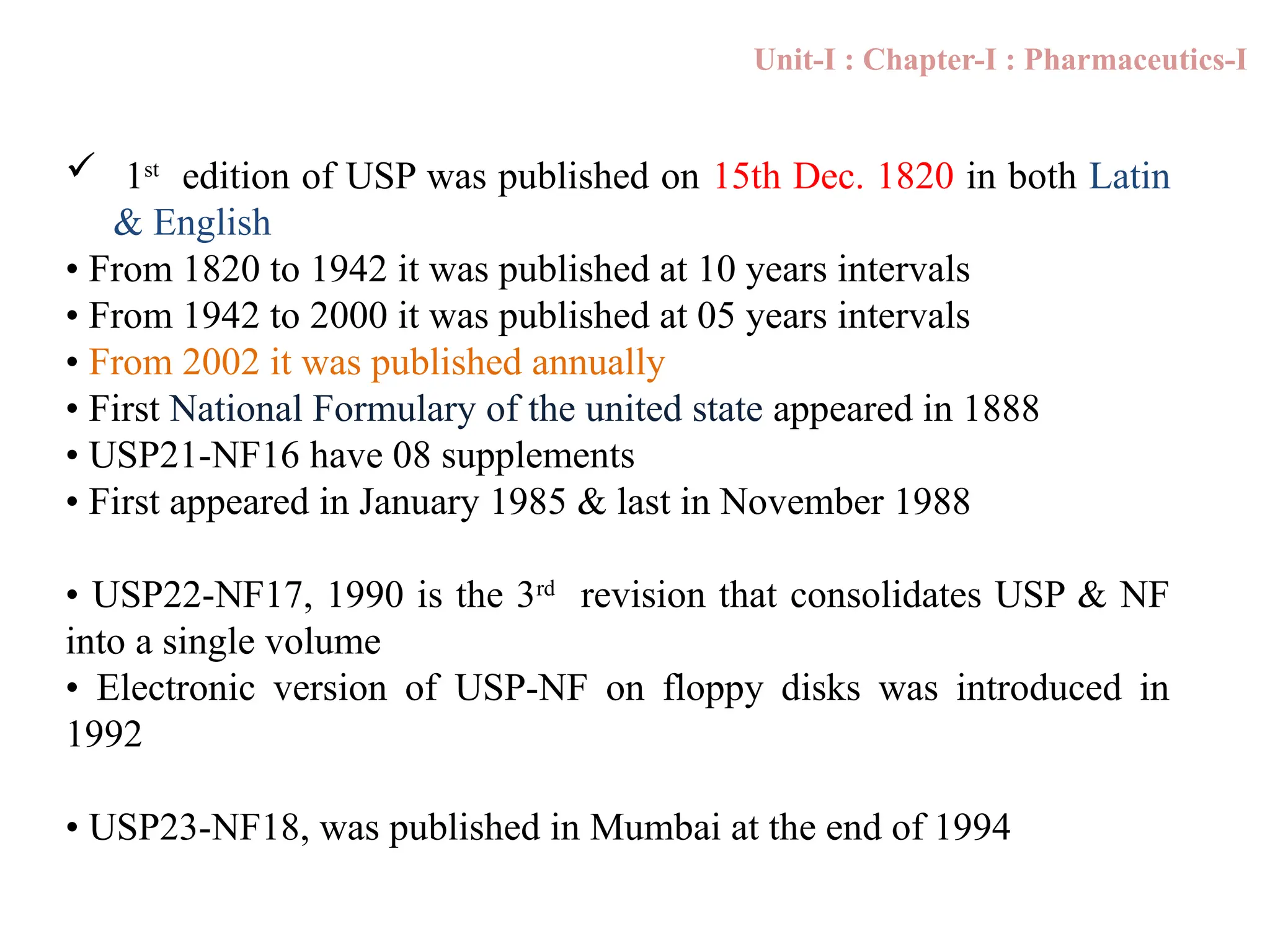 Introduction to Pharmacopoeias B. Pharm 1st year.pptx