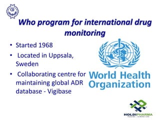 Vigibase Introduction to pharmacovigilance | PDF