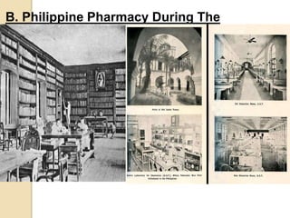 B. Philippine Pharmacy During The
Spanished Period
 