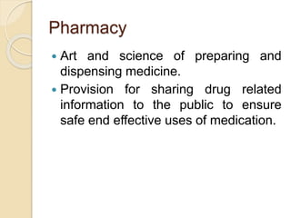 Introduction to Pharmacy.pptx