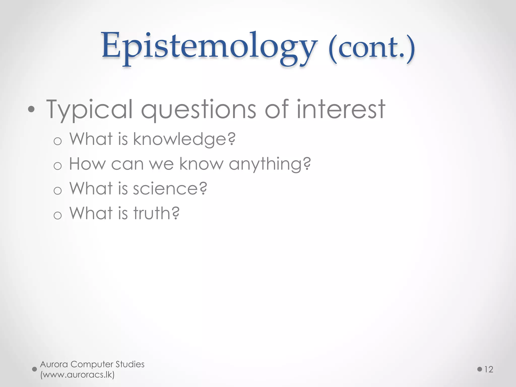 Introduction to philosophy pdf