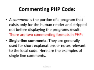 Introduction to php | PPT