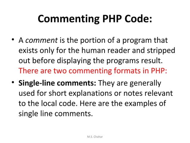 Introduction to php | PPT | Web Development | Internet