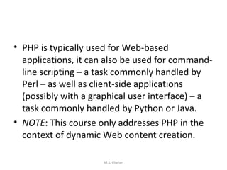 Introduction to php | PPT