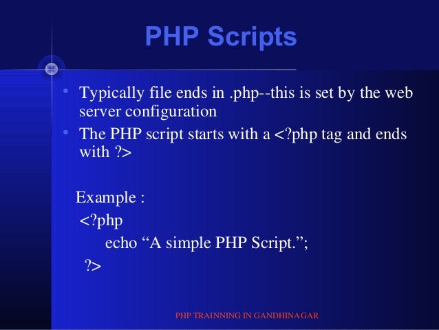 Introduction to php