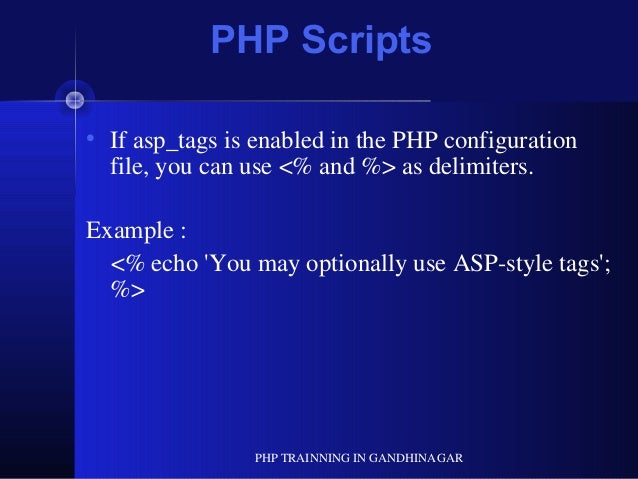 Introduction to php