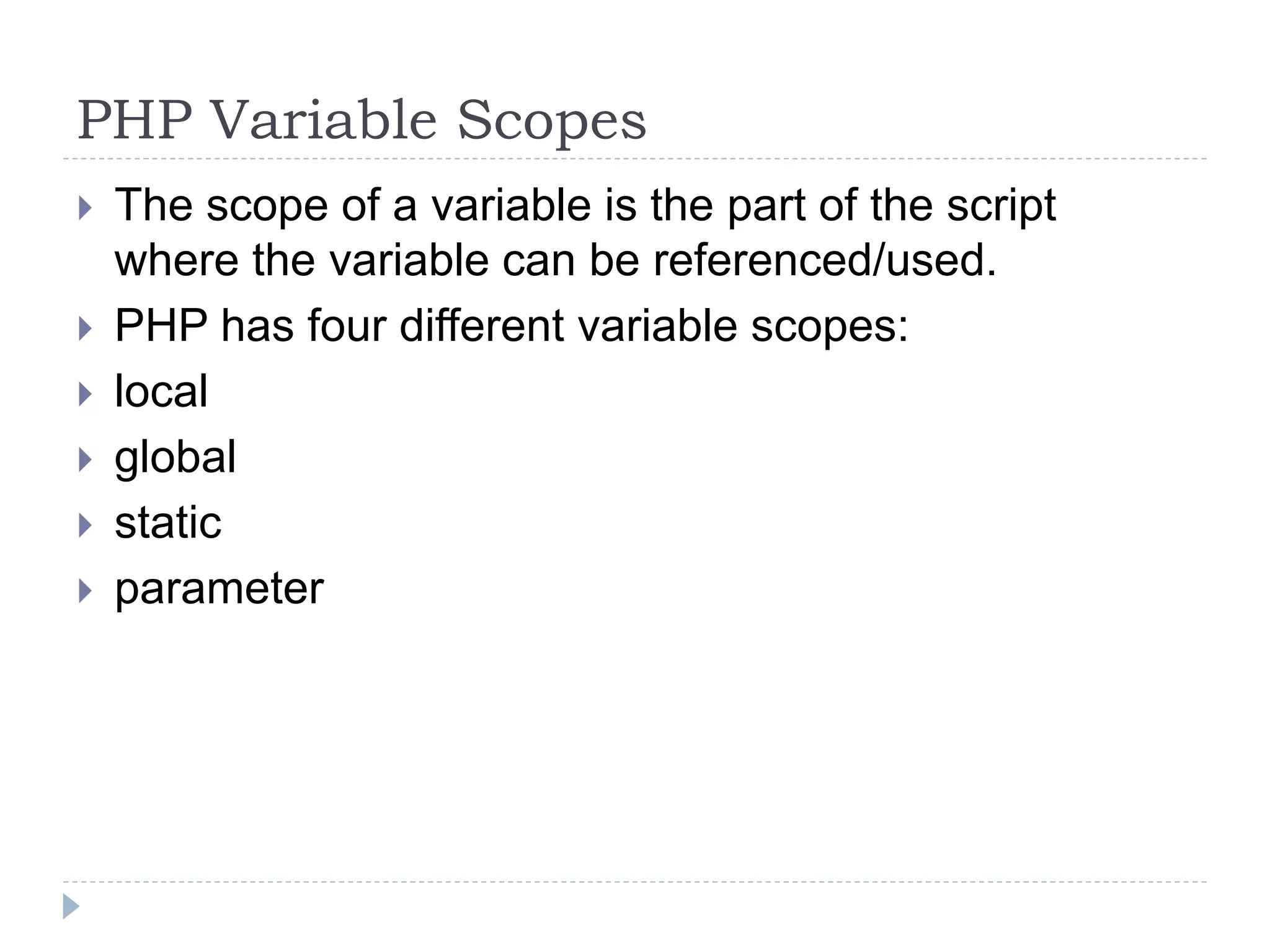 Introduction to php | PPTX
