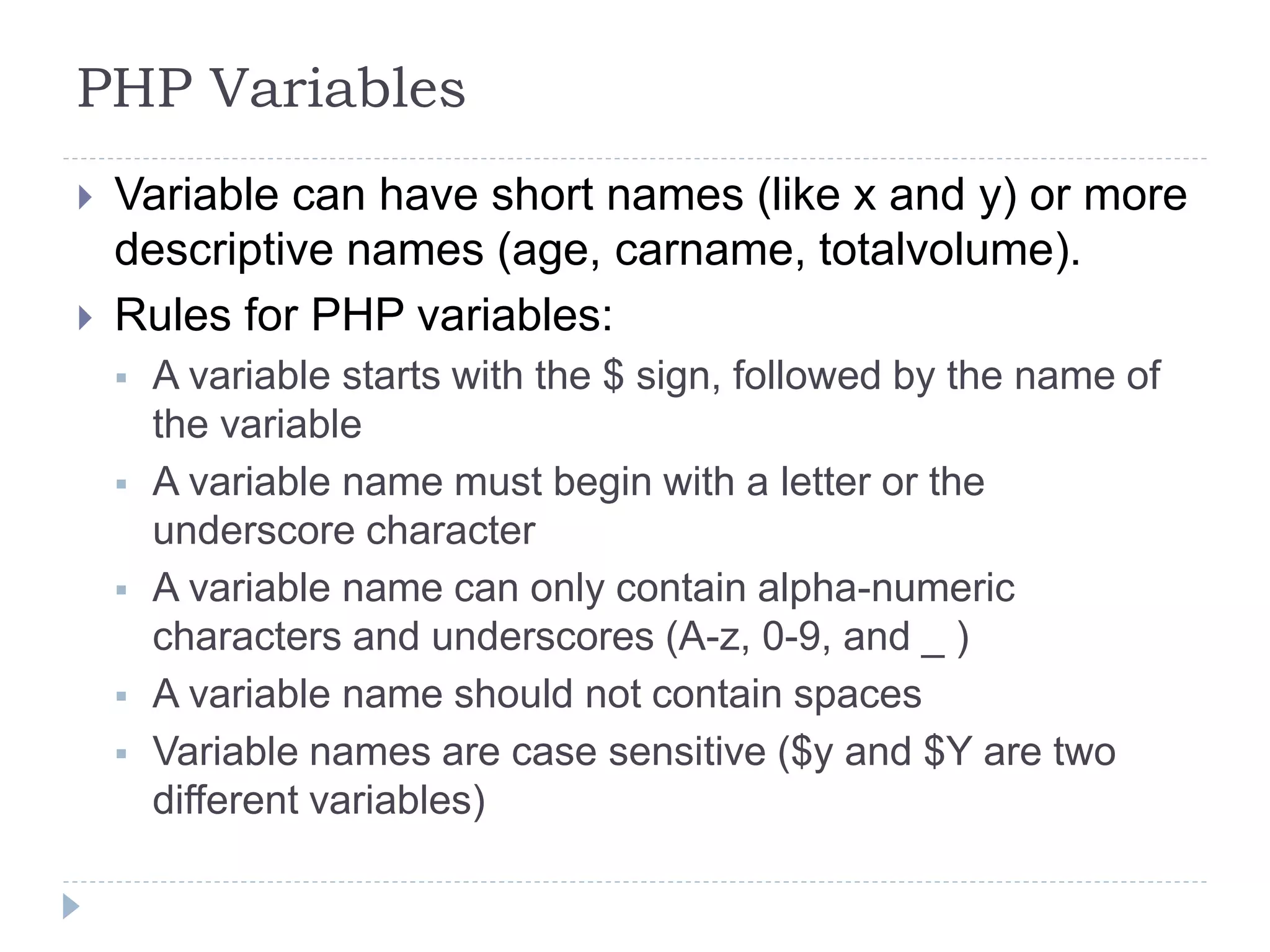 Introduction to php | PPT
