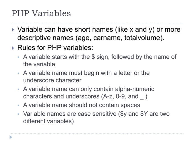 Introduction to php | PPTX