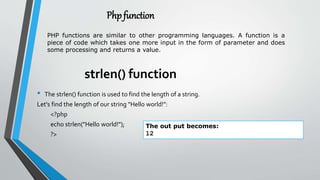 Introduction to php | PDF
