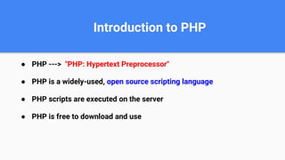 Introduction to PHP.pptx