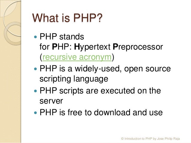 Introduction to Dynamic Web Programming with PHP & MySQL
