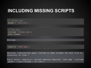 INCLUDING MISSING SCRIPTS
 