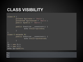 CLASS VISIBILITY
 