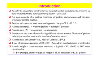 Introduction to Physical Metallurgy Lecture Notes | PDF