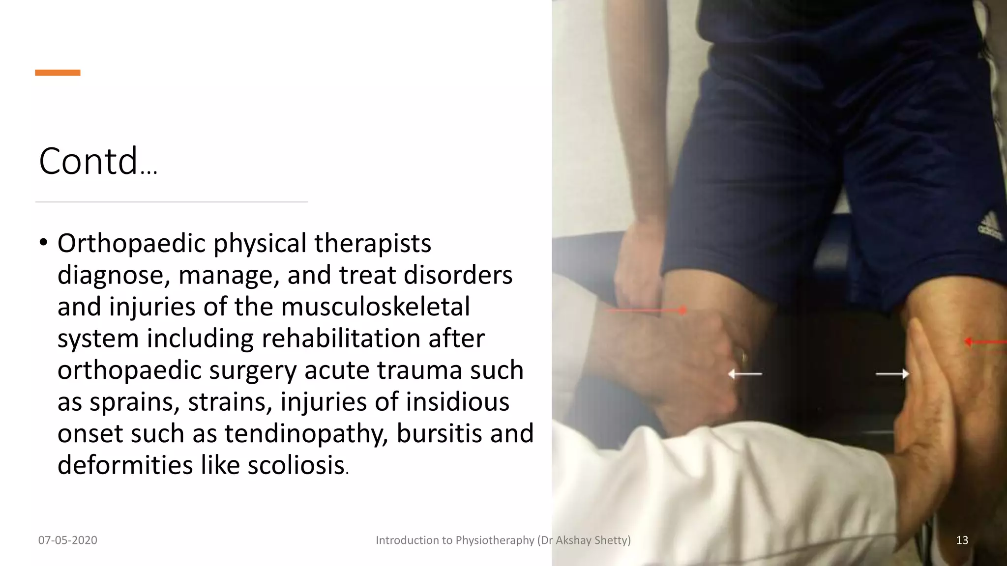 Introduction to physiotherapy | PPTX