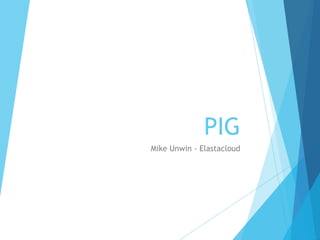 PIG
Mike Unwin
Twitter: @mjunwin

 