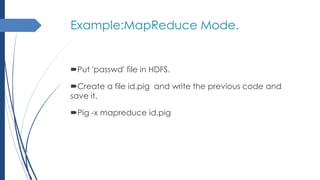 Introduction to Apache Pig | PPTX