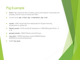 Pig Ranl Introduction to pig | PPTX