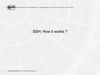SSH: How it works ? 