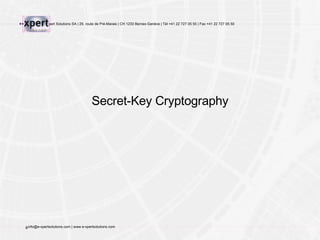 Secret-Key Cryptography 