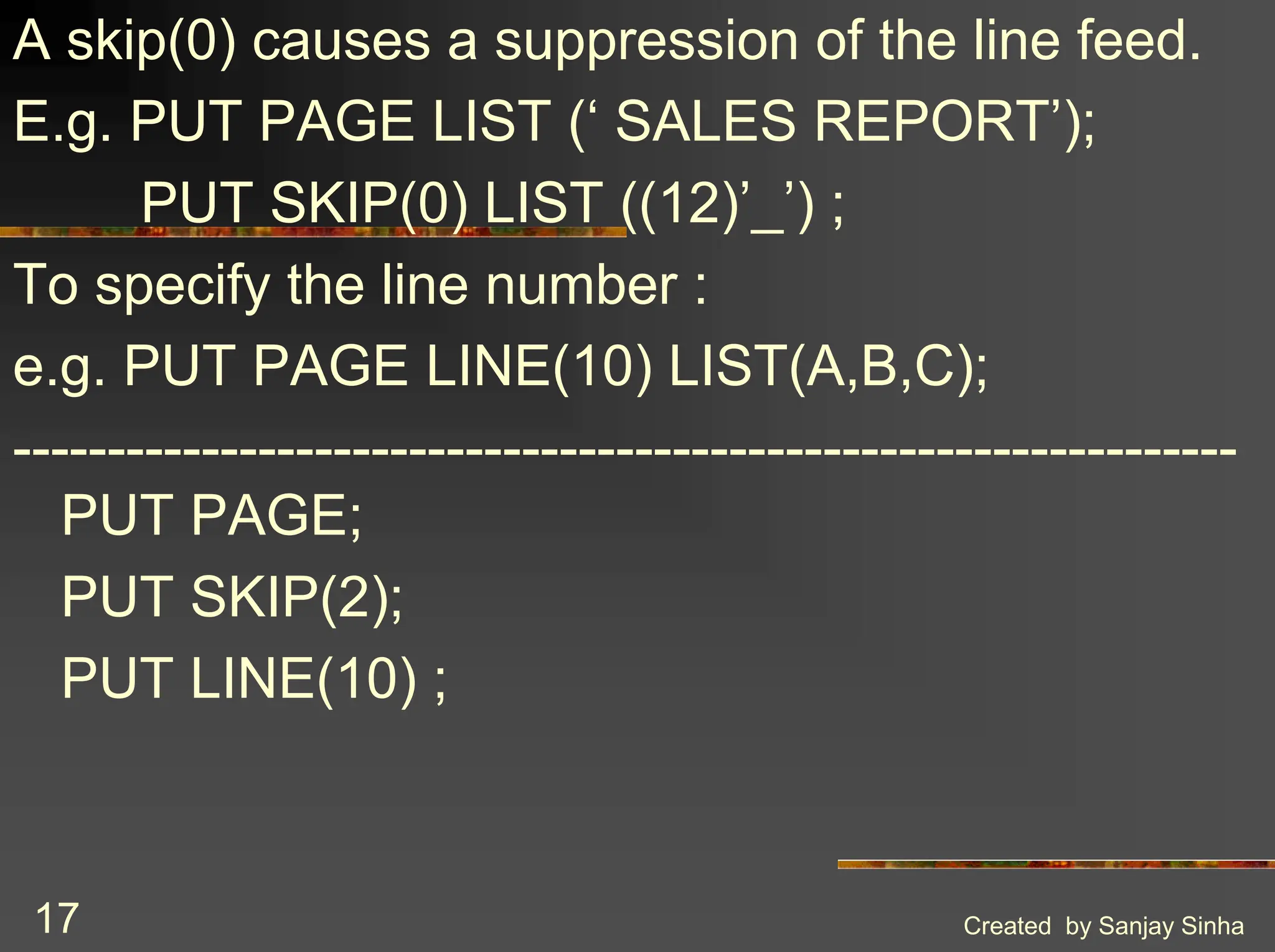 Introduction to IBM PL/1 Programming Language | PPT