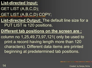 Pl1 Code Introduction to IBM PL/1 Programming Language | PDF