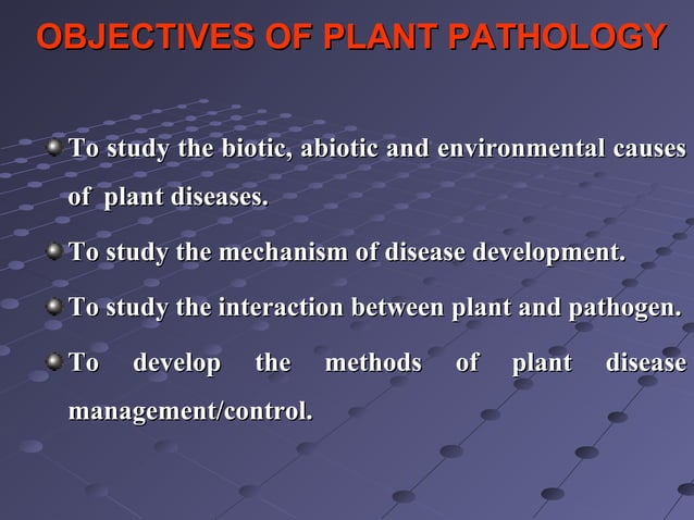 research paper topics on plant pathology