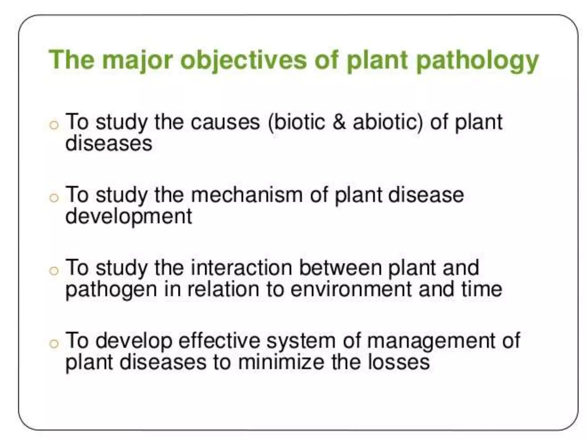 Introduction to plant pathology | PPTX