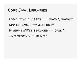 Introduction to Android platform | PPT