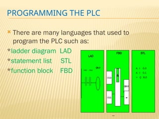 introduction to Programmable Logic Control PLC .pptx