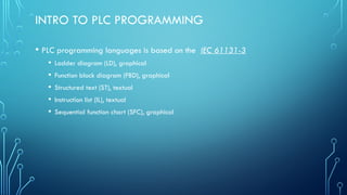 Introduction To PLC programming therypptx | PPT