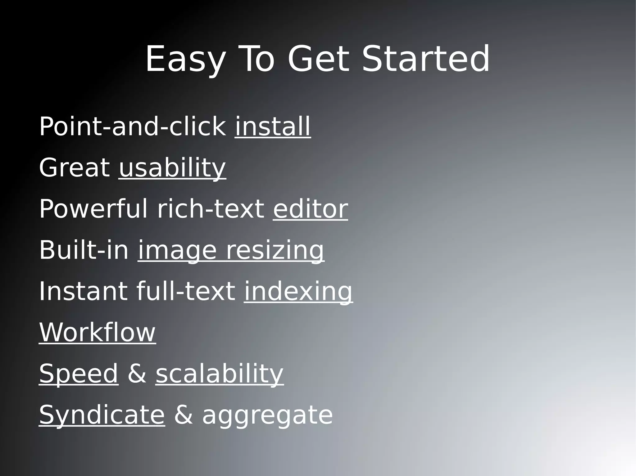 Freedom to  innovate 