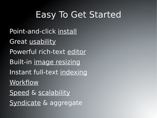 Freedom to  innovate 