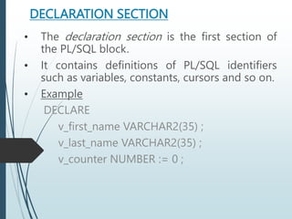Introduction to PLSQL.PPT