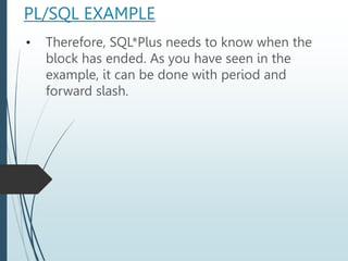 Introduction to PLSQL.PPT