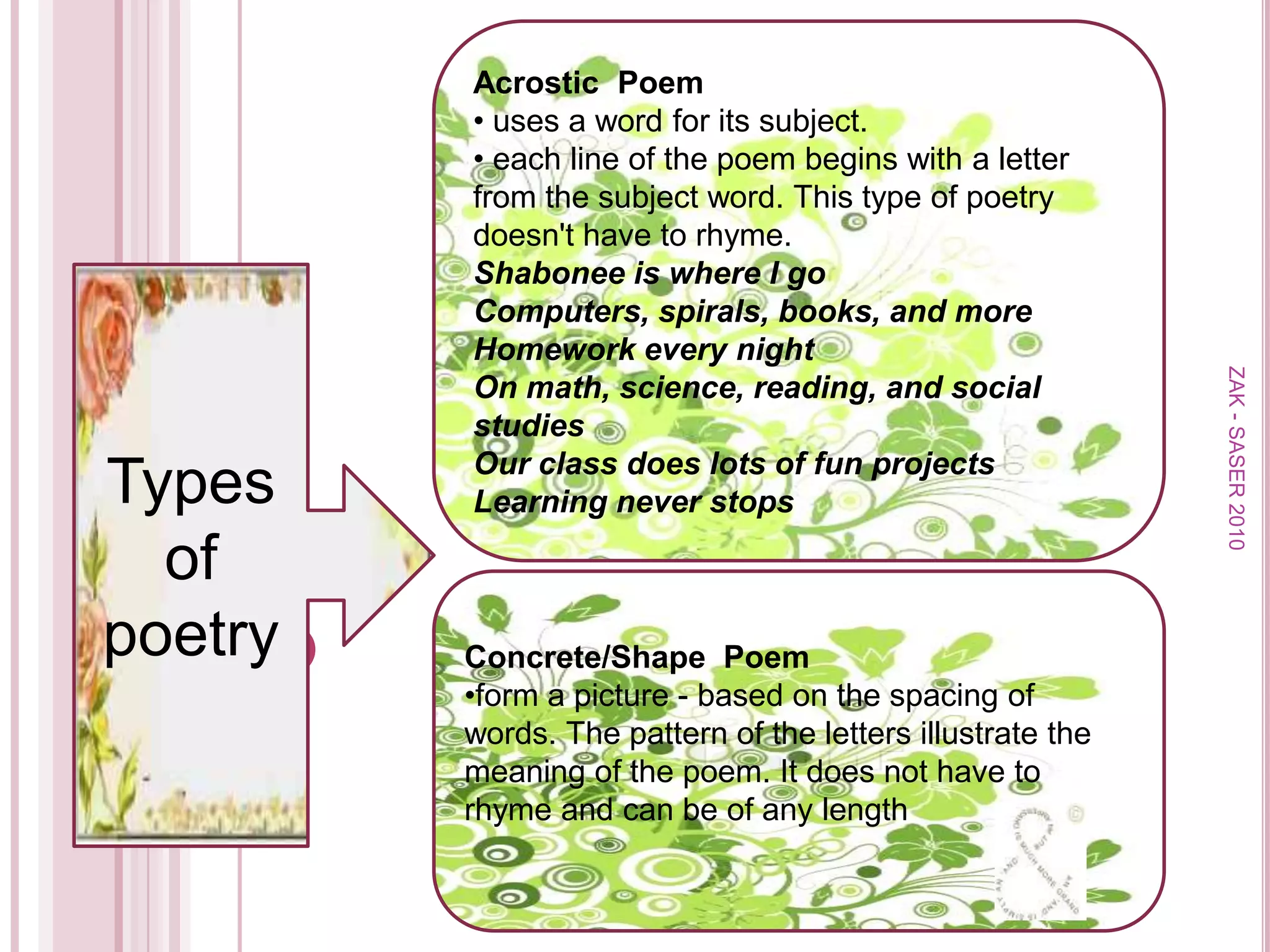 Limericks short sometimes bawdy, humorous 