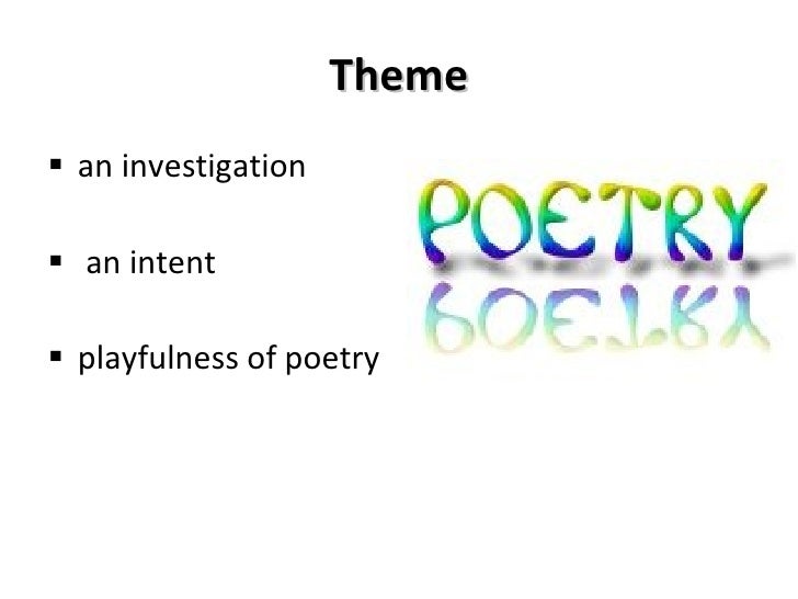 What is the tone of introduction to poetry picture
