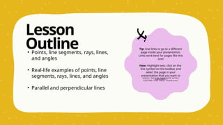 Introduction To Points, Lines, Rays, and Angles Presentation.pptx