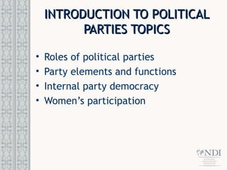 Introduction to Political Parties....ppt
