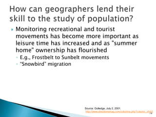 Introduction To Population Geography