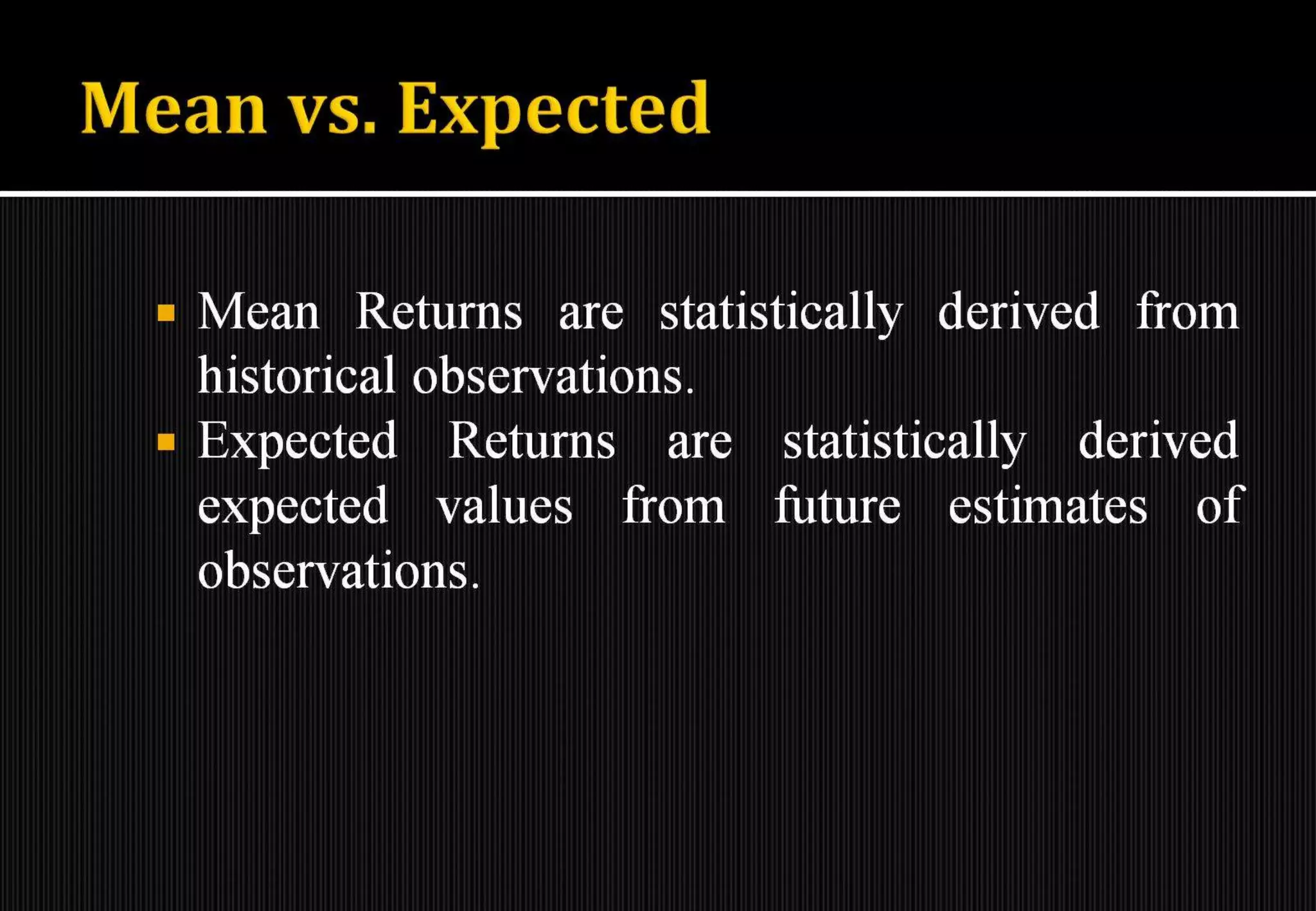 Introduction to portfolio management