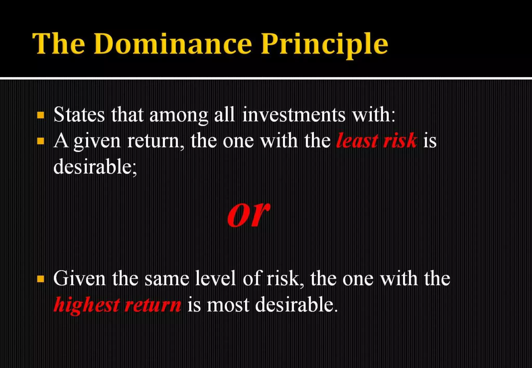 Introduction to portfolio management