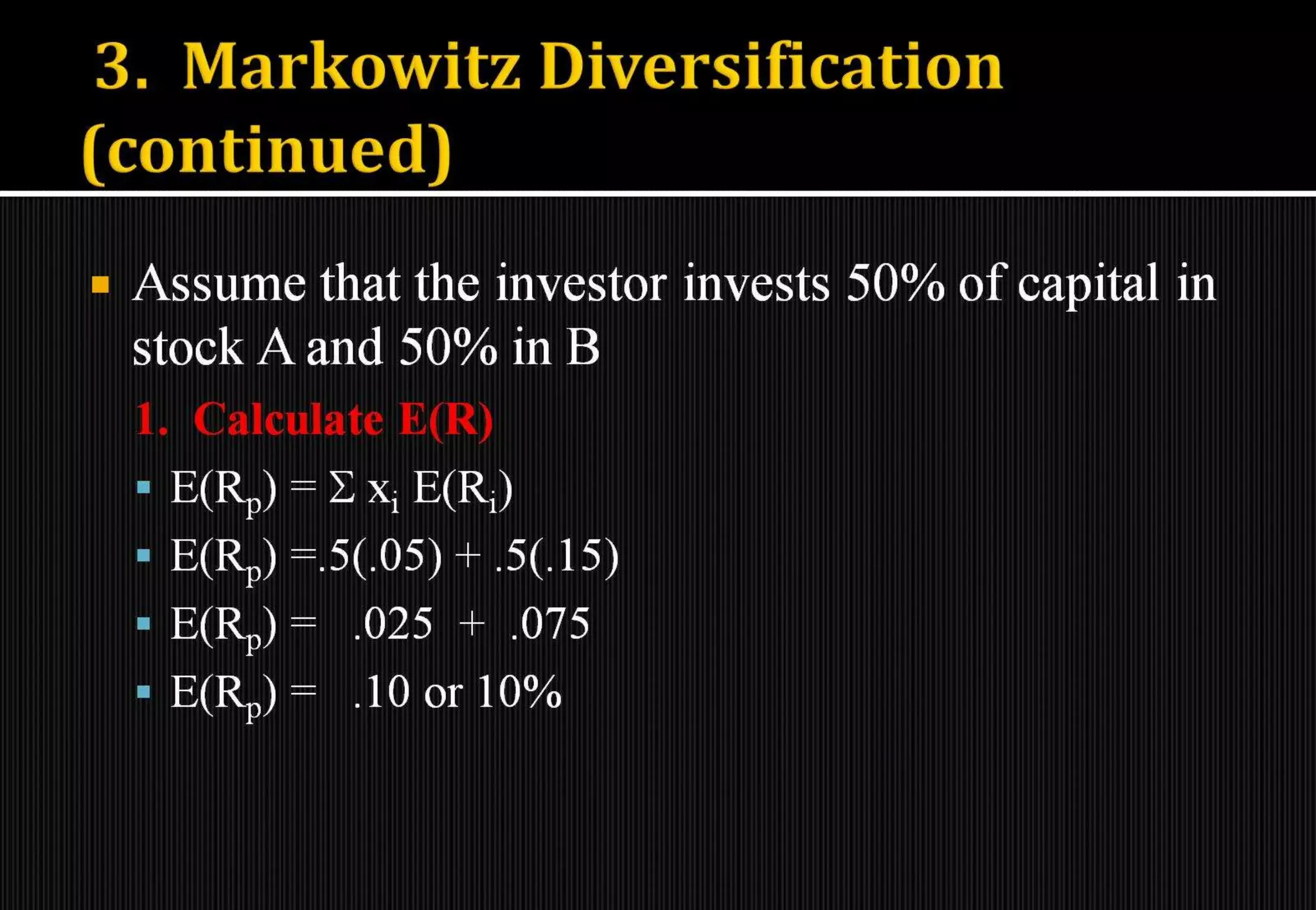 Introduction to portfolio management