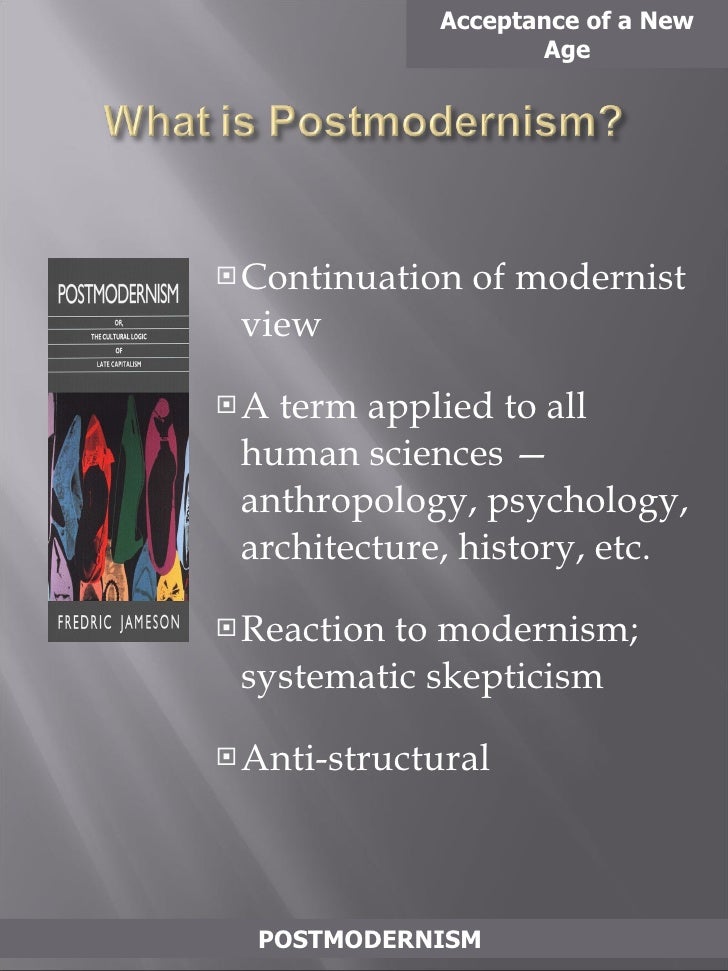 Introduction to postmodernism