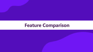 Feature Comparison
 