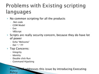 Introduction to PowerShell | PPT