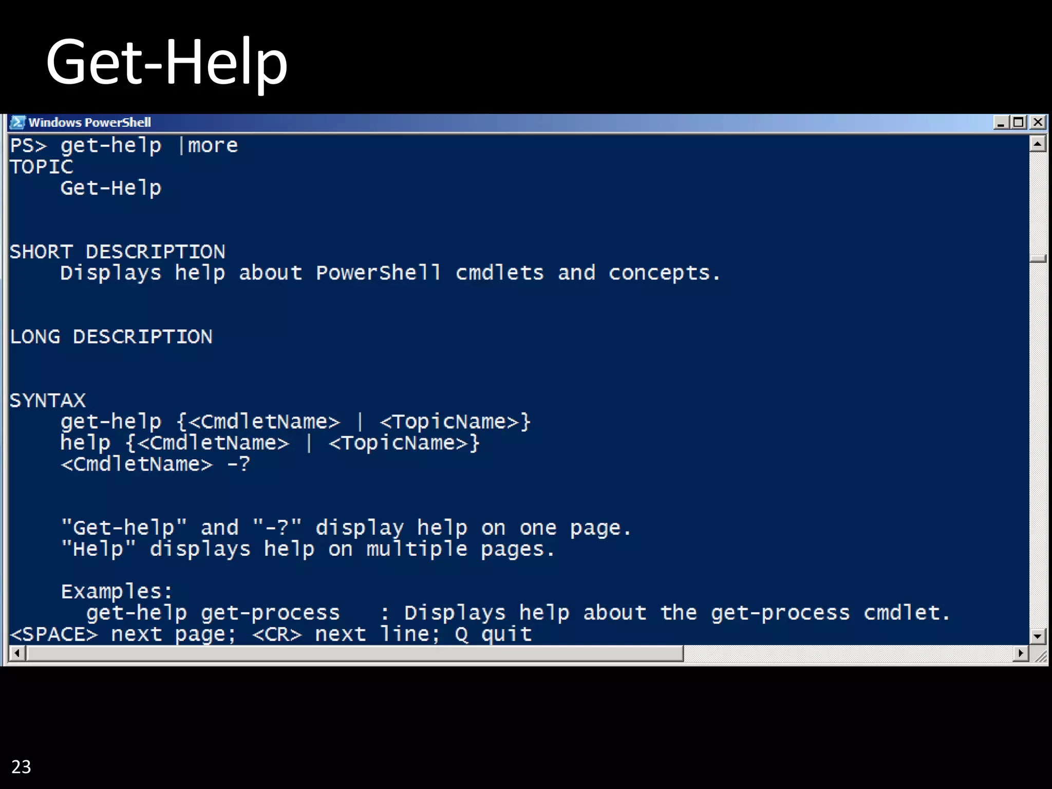 23 Get-Help 